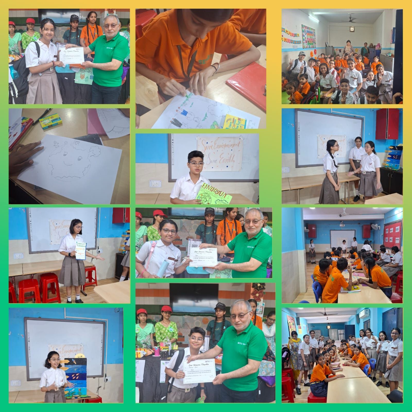 Green Guardians in Action: Spreading Environmental Awareness at Setu School 